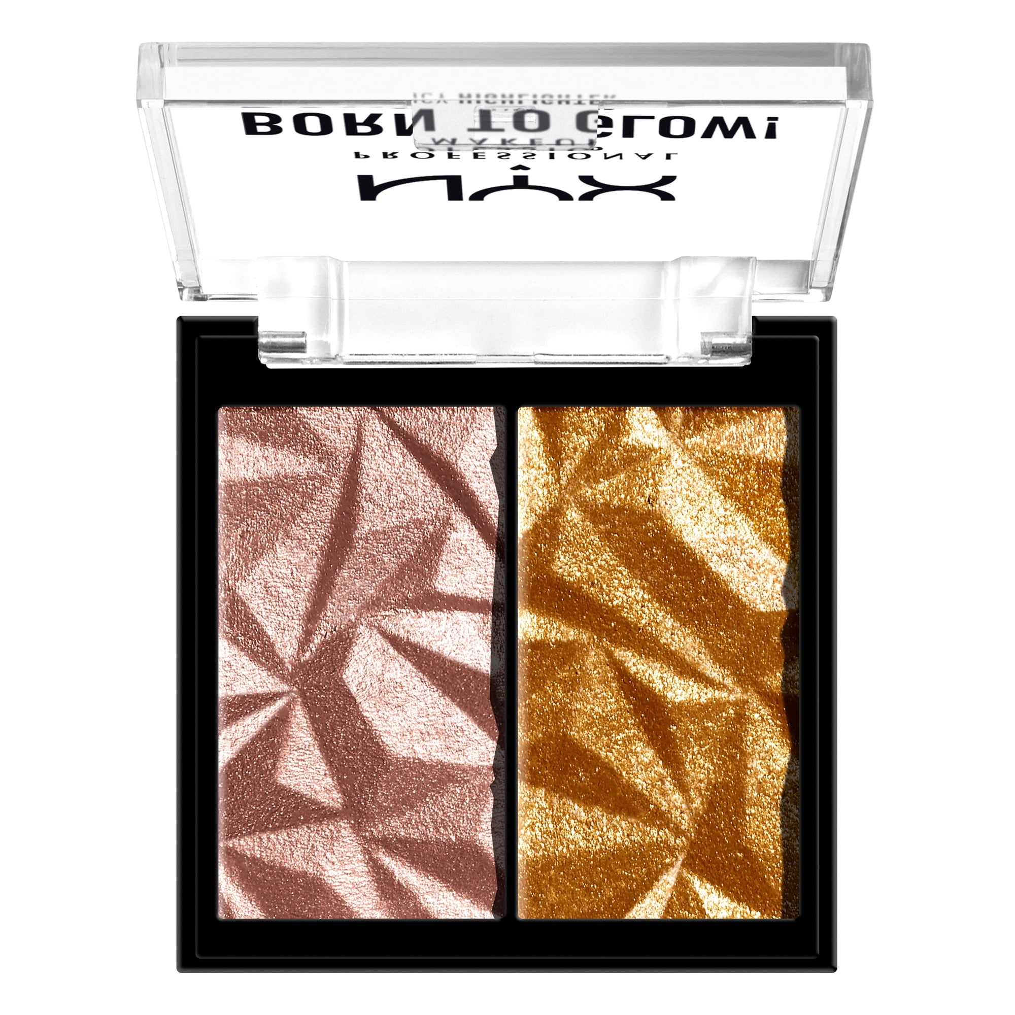 NYX Professional Makeup Born to Glow Highlighter Duo, Rock Candy, 0.07 oz.