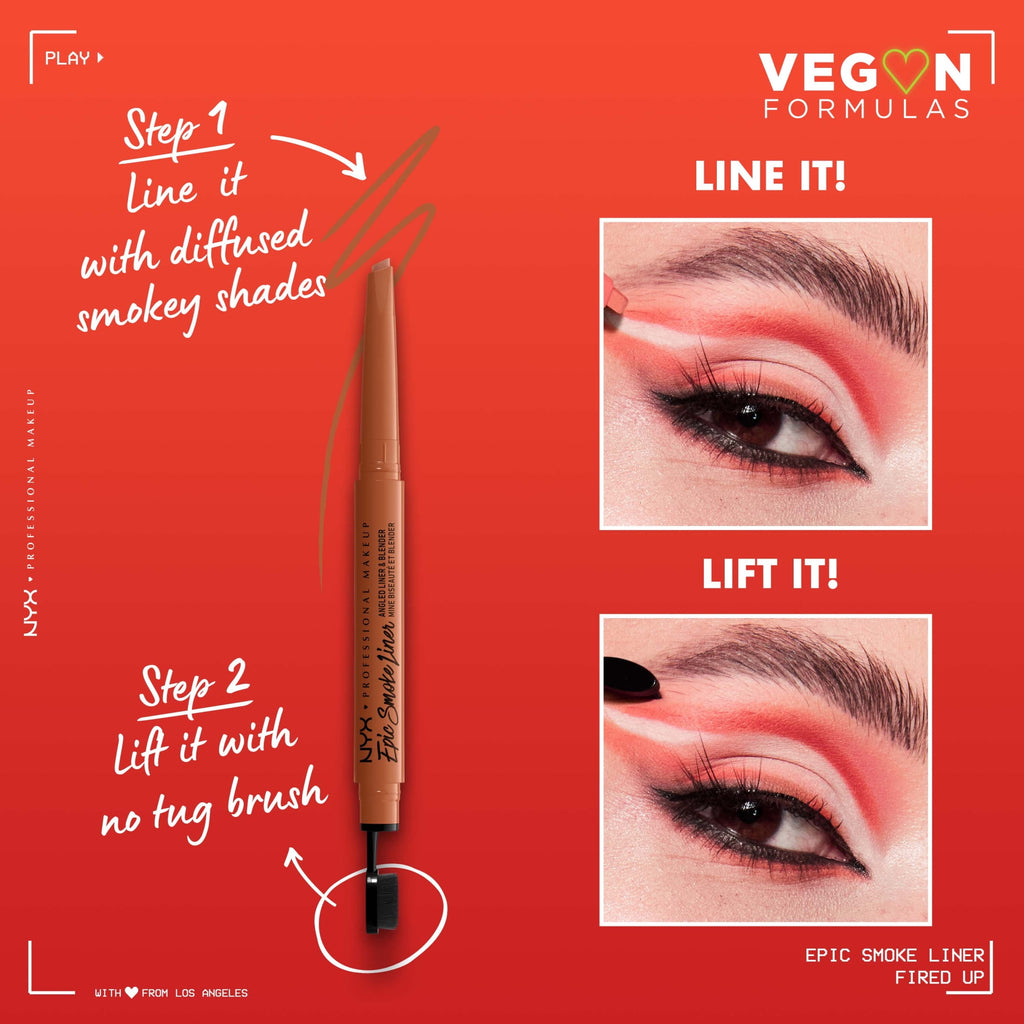 NYX Professional Makeup Epic Smoke Liner, Vegan Smokey Eyeliner, Fired Up