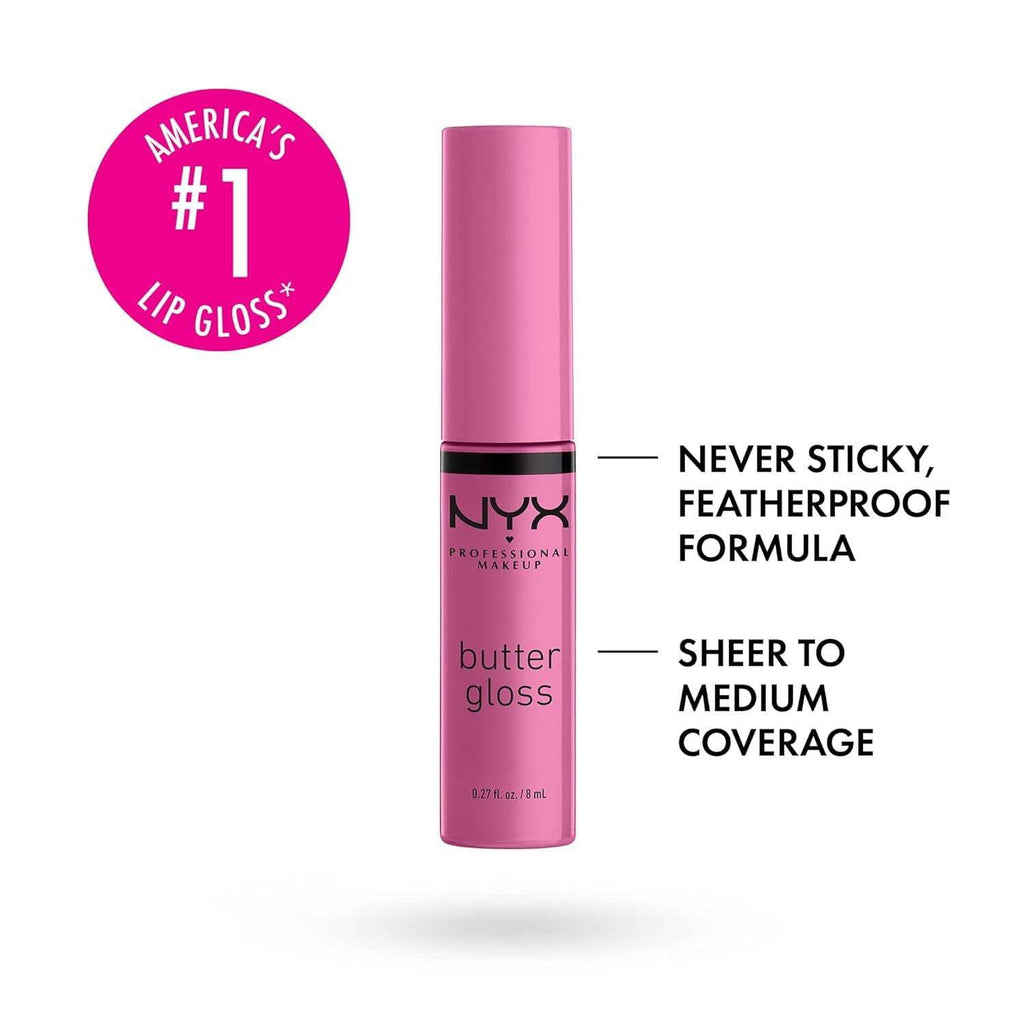 NYX Cosmetics Butter Lip Gloss Raspberry Tart
