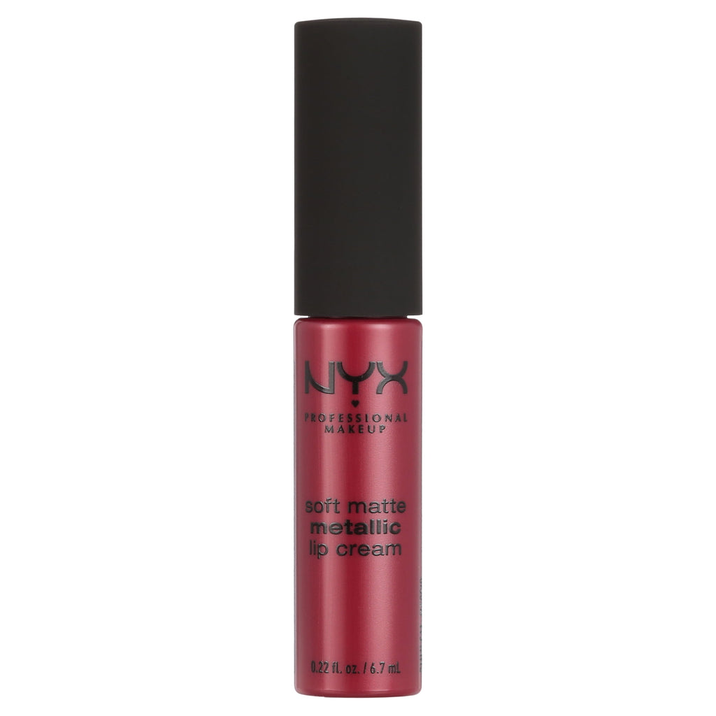 NYX Professional Makeup Soft Matte Metallic Lip Cream, Madrid