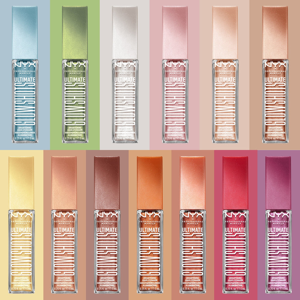 NYX Professional Makeup Ultimate Glow Shots Shimmer Liquid Eyeshadow, Plum Player