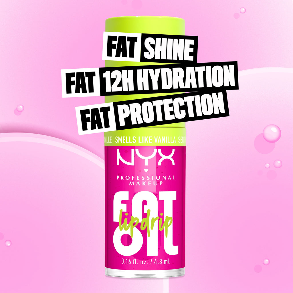 NYX Professional Makeup Fat Oil Lip Drip Hydrating Lip Gloss And Lip Oil, Suga Baddie, 0.16 Fl Oz