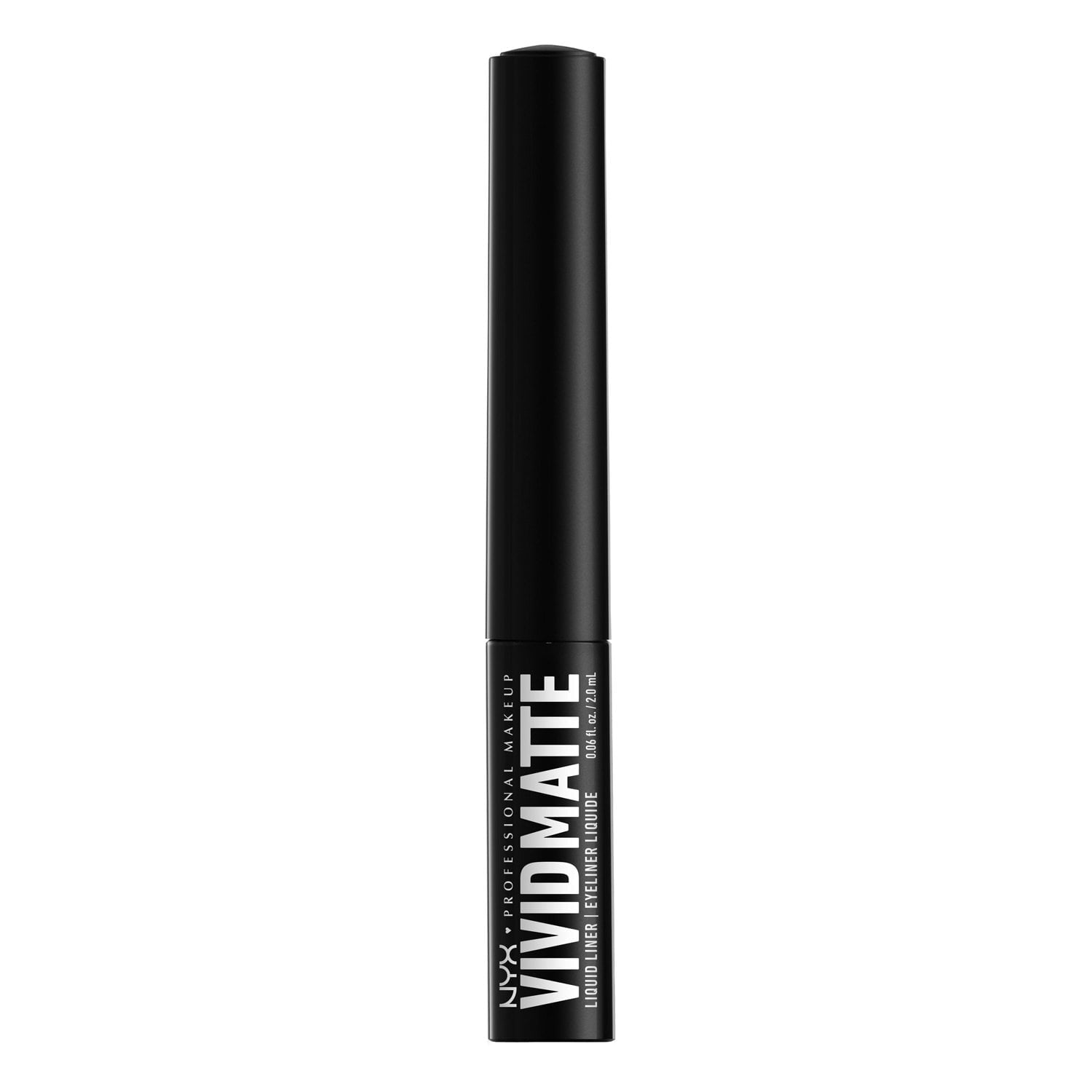 NYX Professional Makeup Vivid Matte Liquid Liner, Smear-Resistant Eyeliner with Precise Tip, Black