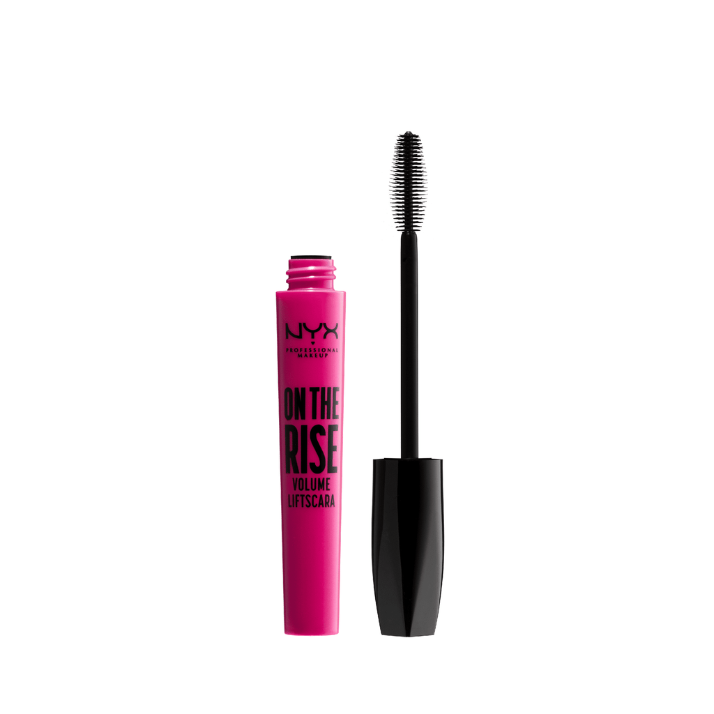NYX Professional Makeup On The Rise Liftscara Volumizing Mascara, Clean and Vegan formula, Black, 0.33 fl oz