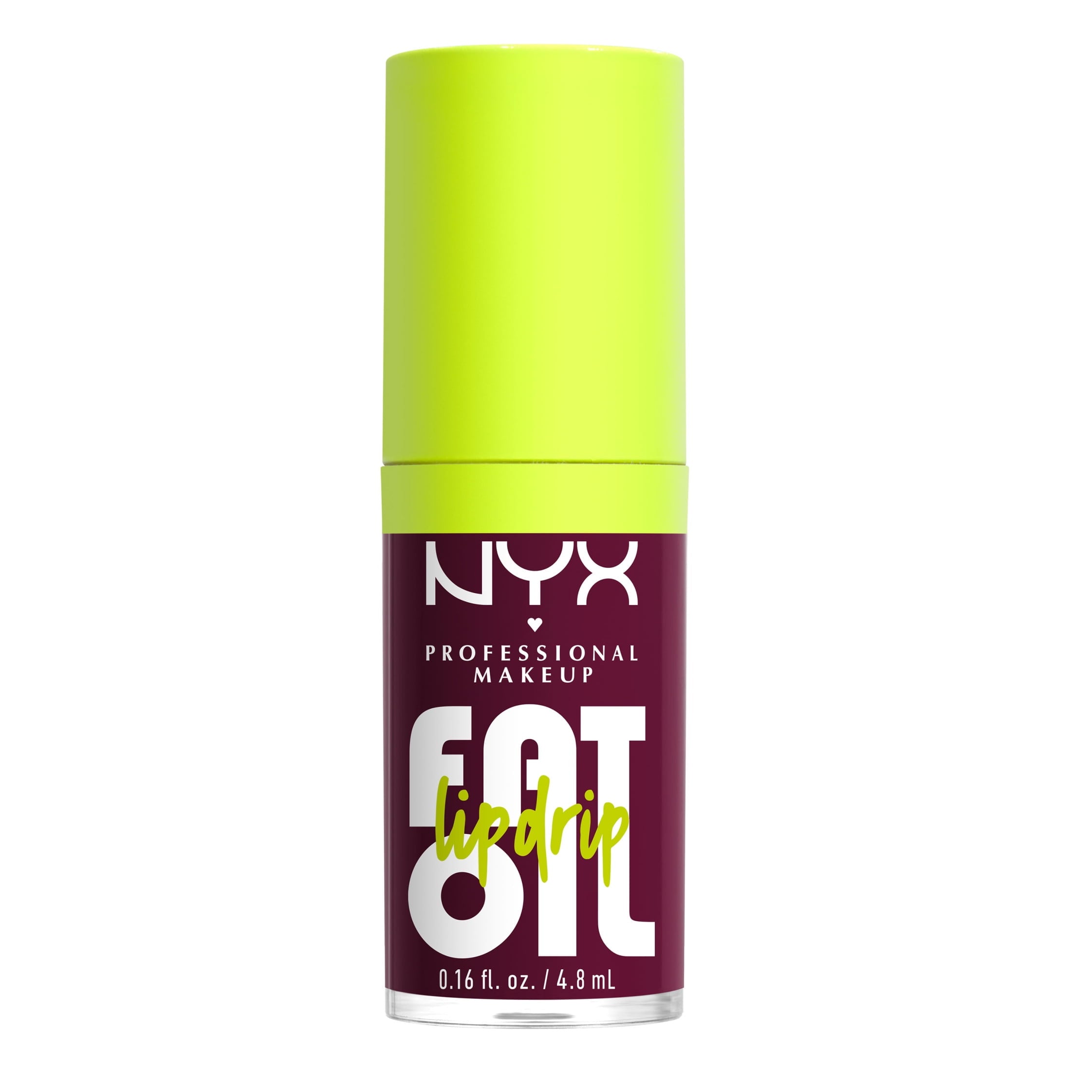 NYX Professional Makeup Fat Oil Lip Drip Lip Oil, 12 Hour Hydration Lip Gloss, That's Chic, 0.16 fl oz