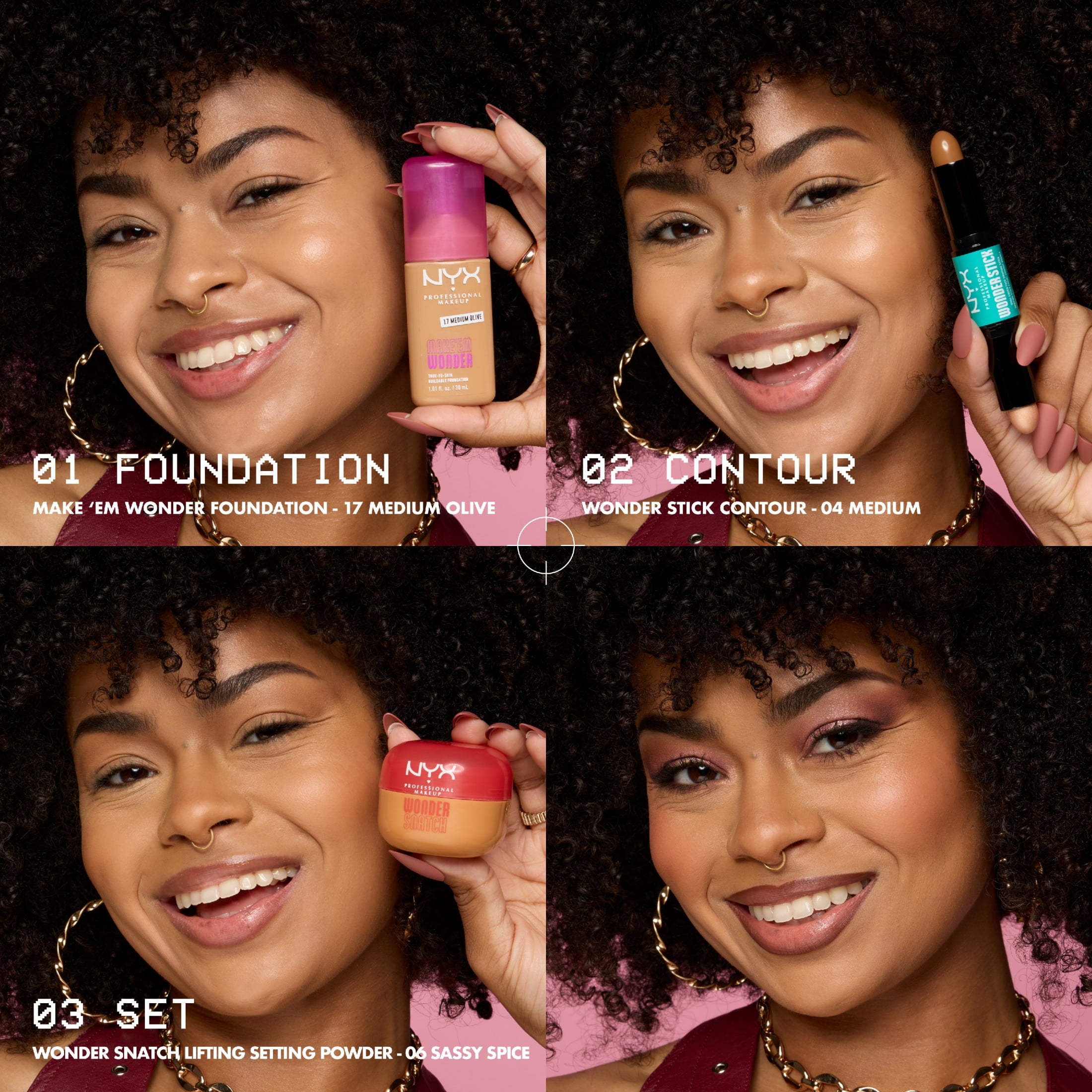 NYX Professional Makeup Make 'EM Wonder, 24H Soft Matte Foundation Makeup, VANILLA 08