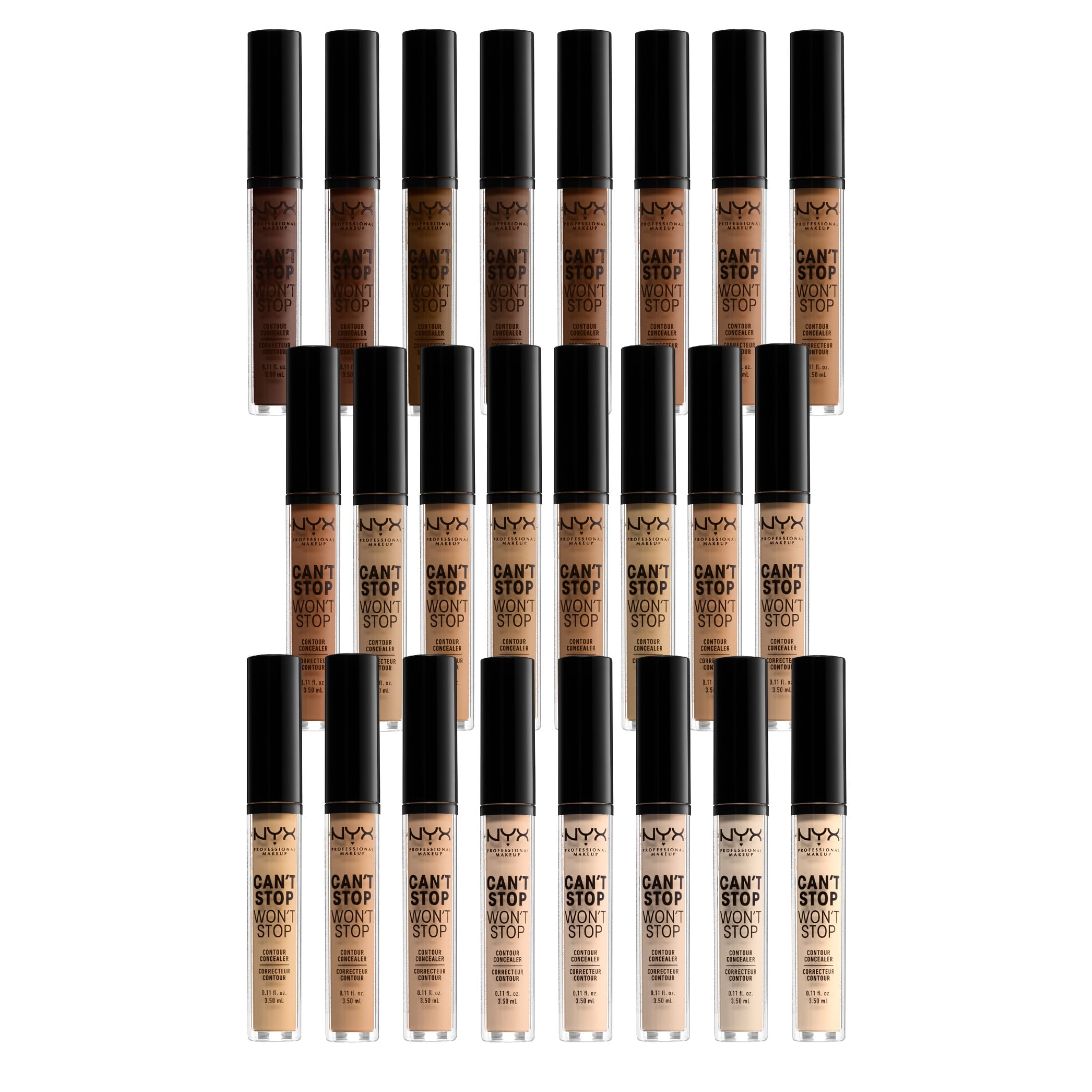 NYX Professional Makeup Can’t Stop Won’t Stop Contour Concealer, Natural