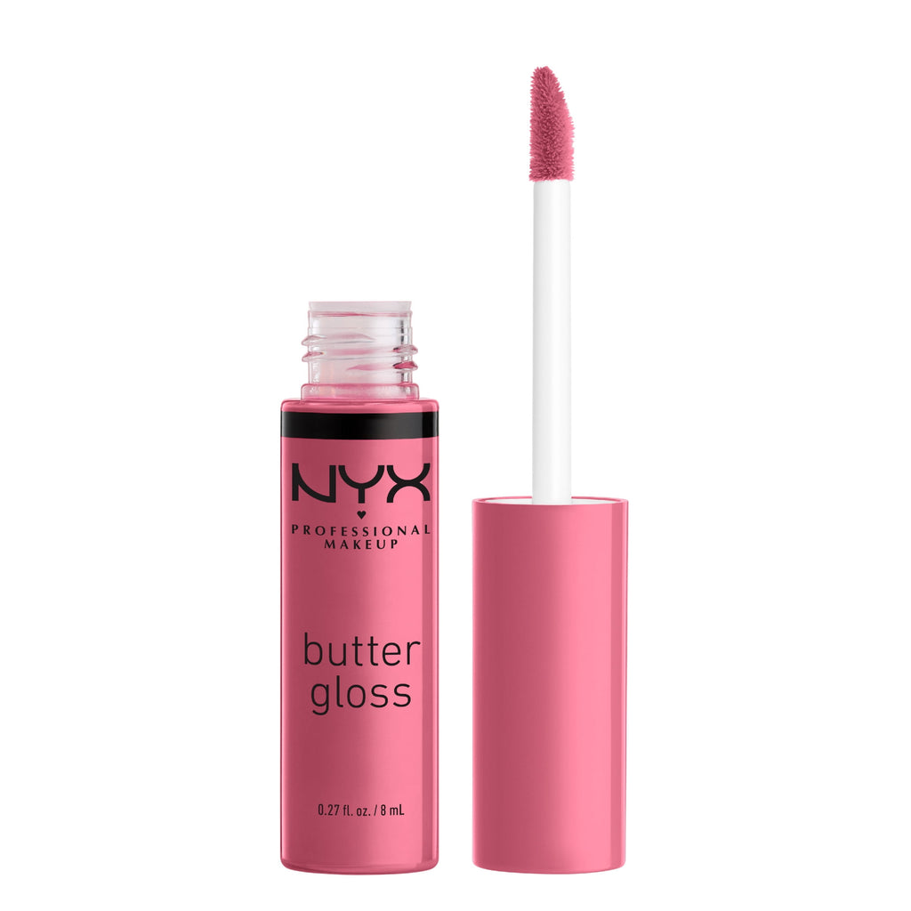 (2 pack) NYX Professional Makeup Butter Gloss Non-Sticky Lip Gloss, Angel Food Cake, 0.27 fl oz