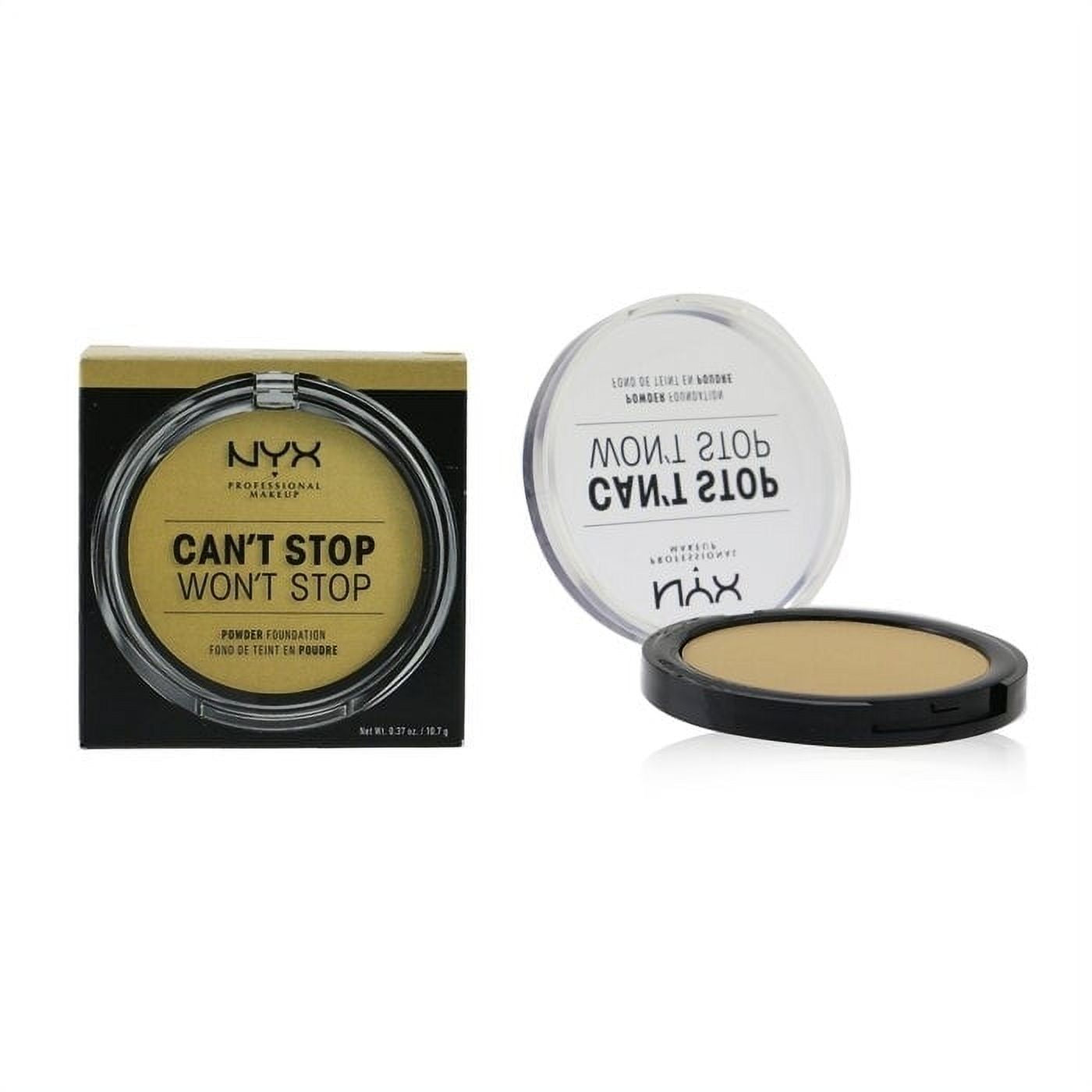 NYX - Can't Stop Won't Stop Powder Foundation - # Beige(10.7g/0.37oz)