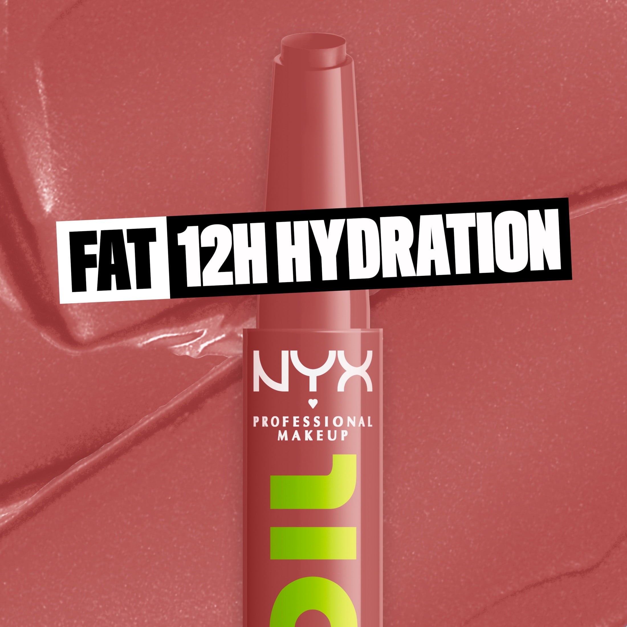 NYX Professional Makeup Fat Oil Slick Click Hydrating Tinted Lip Gloss with Lightweight Hydration, Profile Pic, 0.07 oz