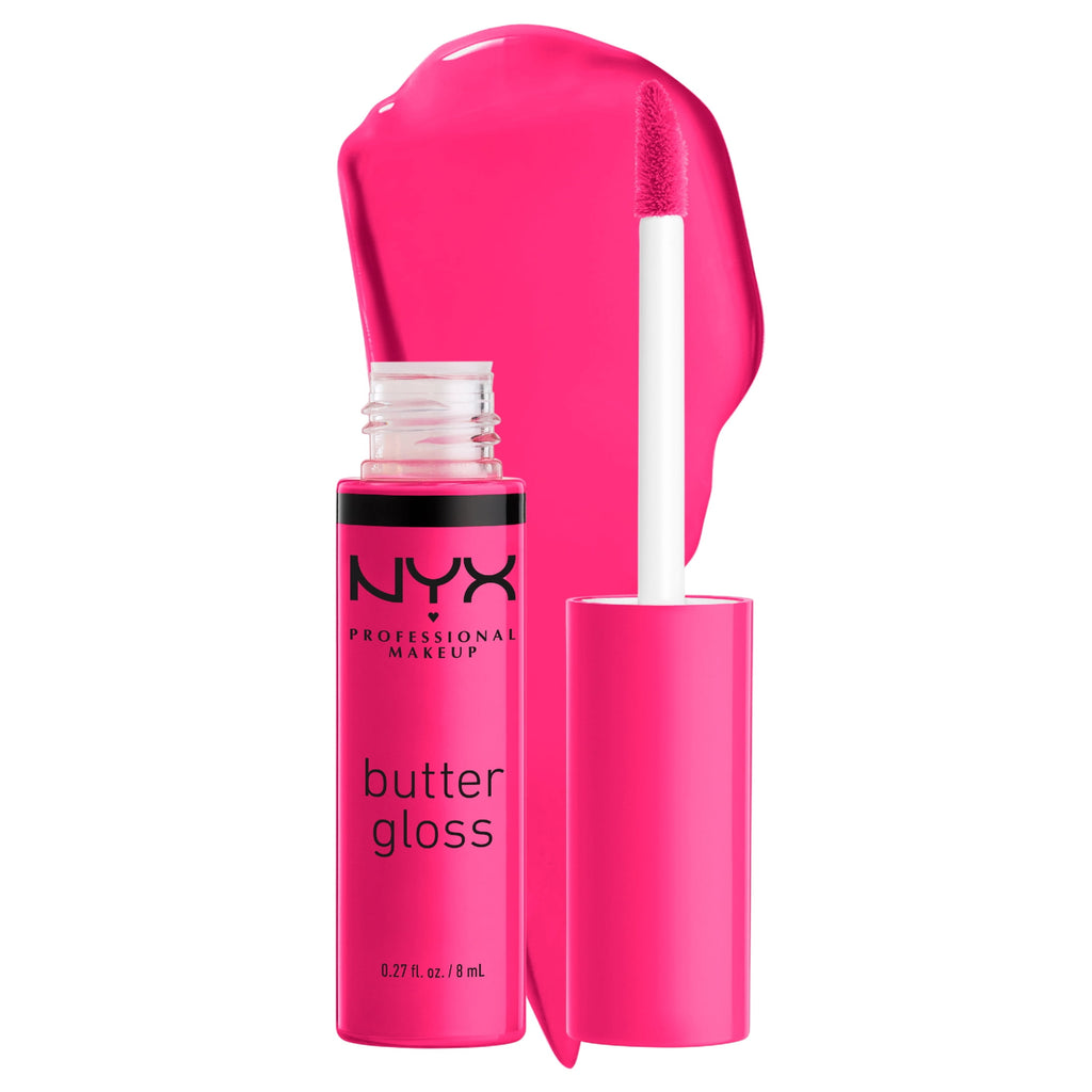(2 pack) NYX Professional Makeup Butter Gloss, Non-Sticky Lip Gloss, Summer Fruit, 0.27 Oz
