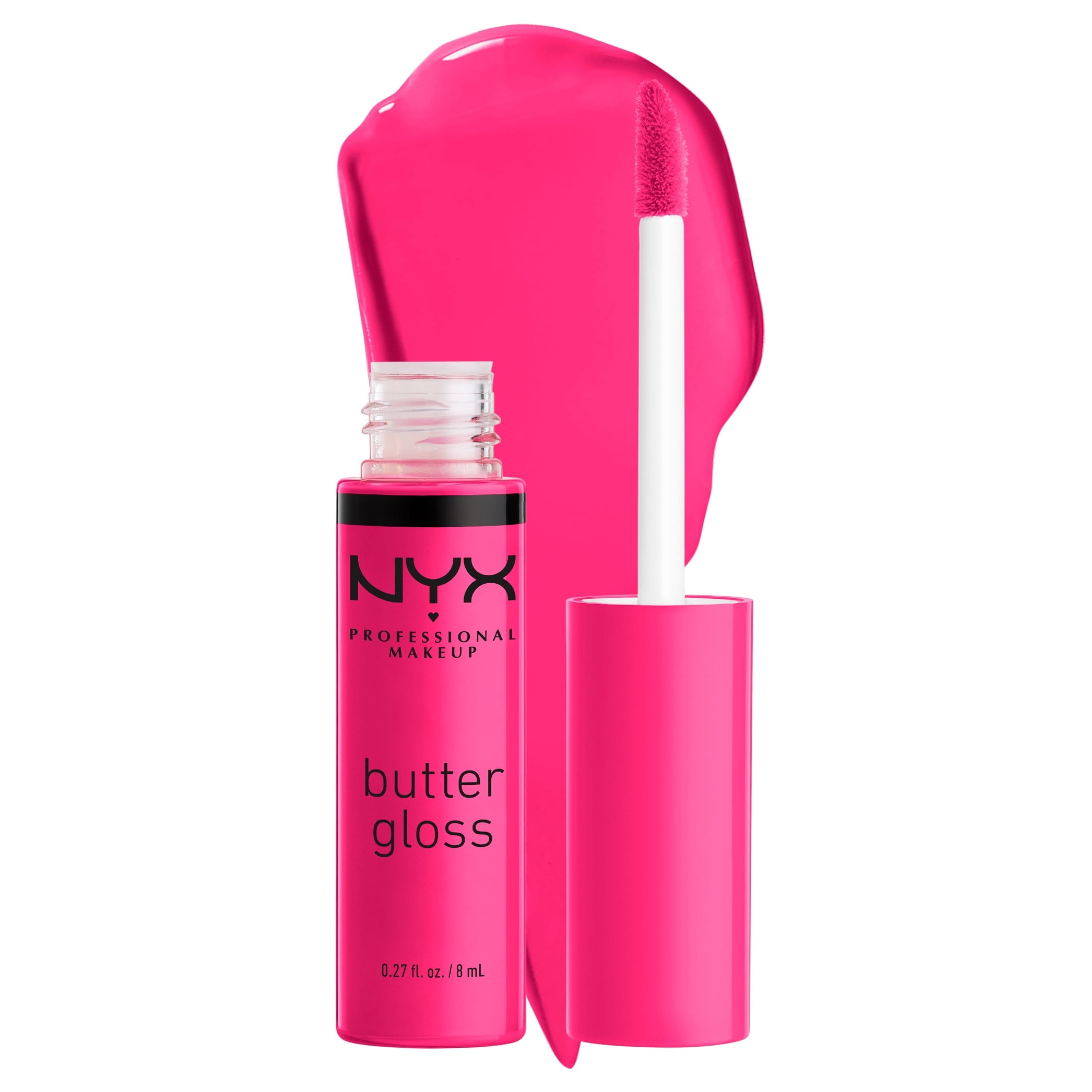 (2 pack) NYX Professional Makeup Butter Gloss, Non-Sticky Lip Gloss, Summer Fruit, 0.27 Oz
