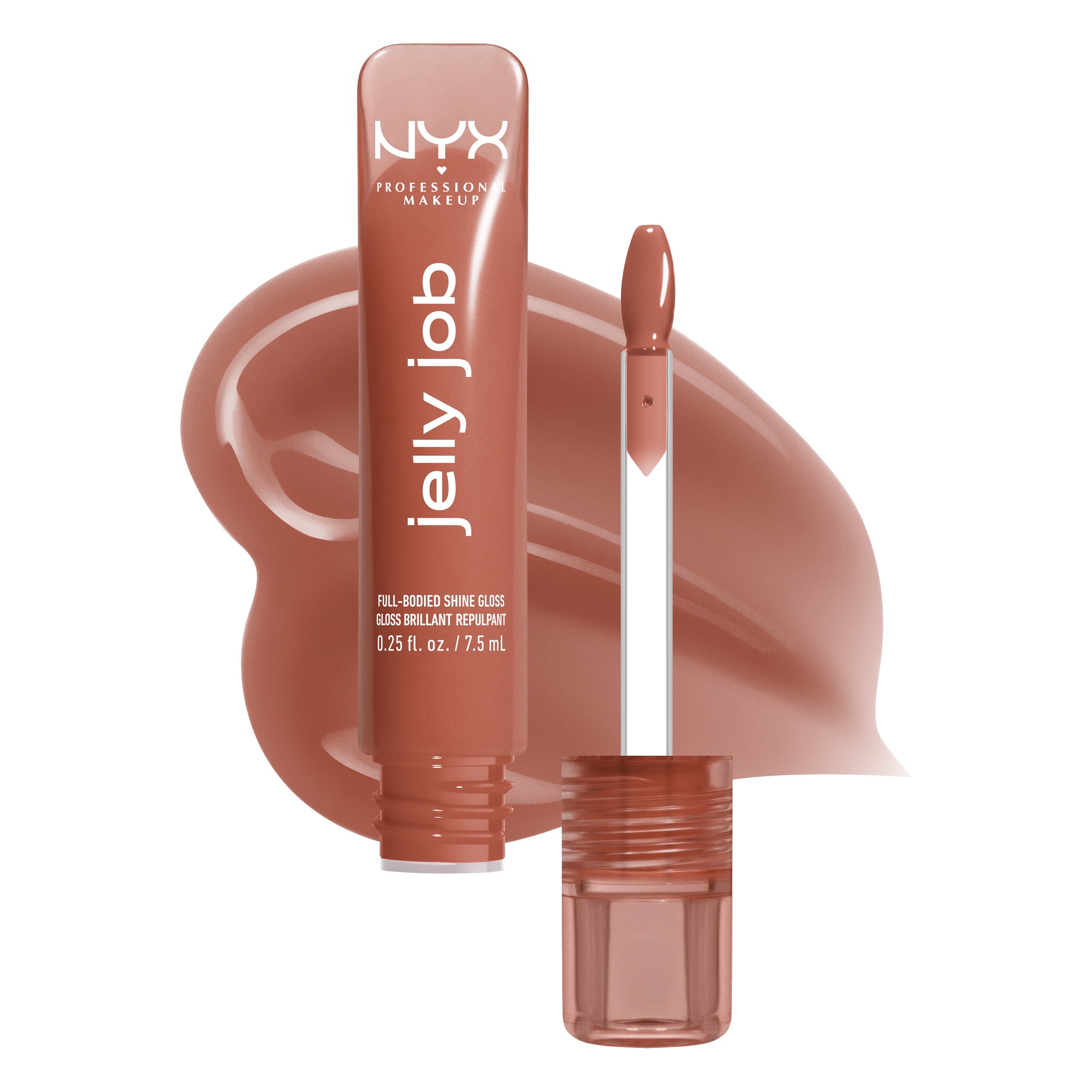 NYX Professional Makeup Jelly Job Lip Gloss, Toast N Jelly 04