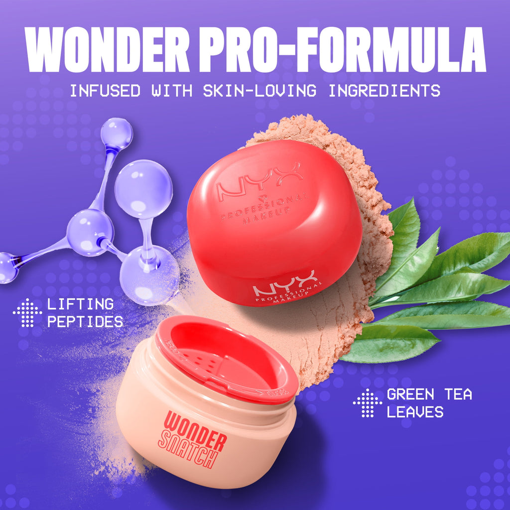NYX Professional Makeup Wonder Snatch Translucent Setting Makeup Finishing Powder, Apricot Attitude 04