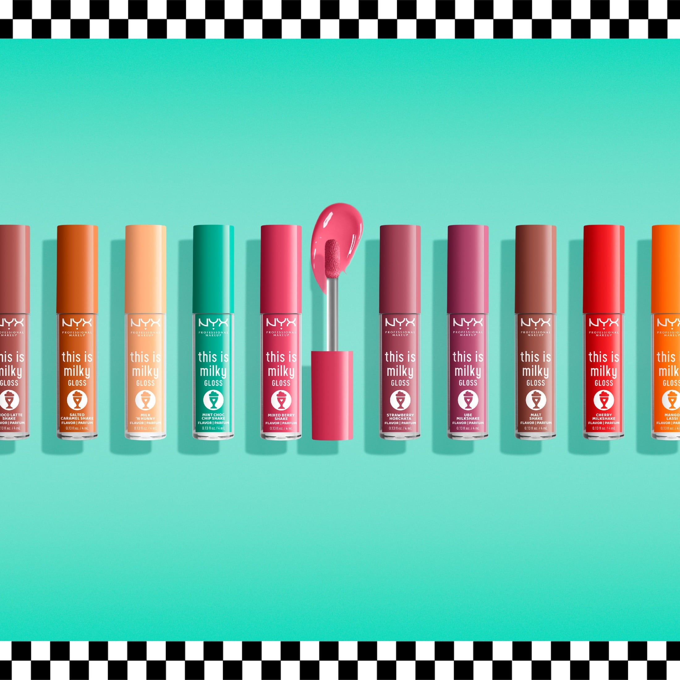NYX Professional Makeup This Is Milky Gloss, Lip Gloss with 12 Hr Hydration, Ube Milkshake