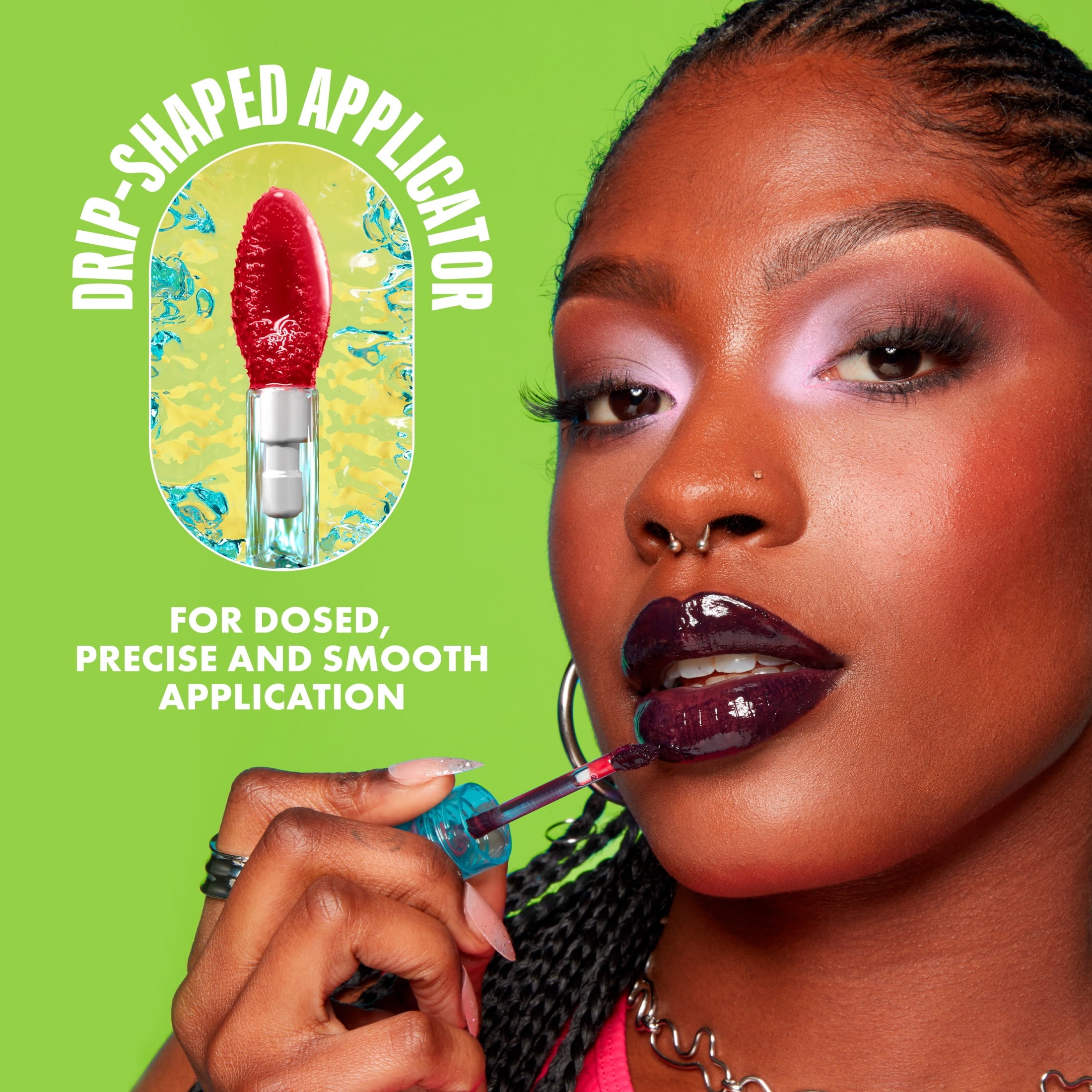 NYX Professional Makeup Lip IV Hydrating Lip Gloss & Lip Stain with Coconut Water, Blush Rush, 0.16 fl oz