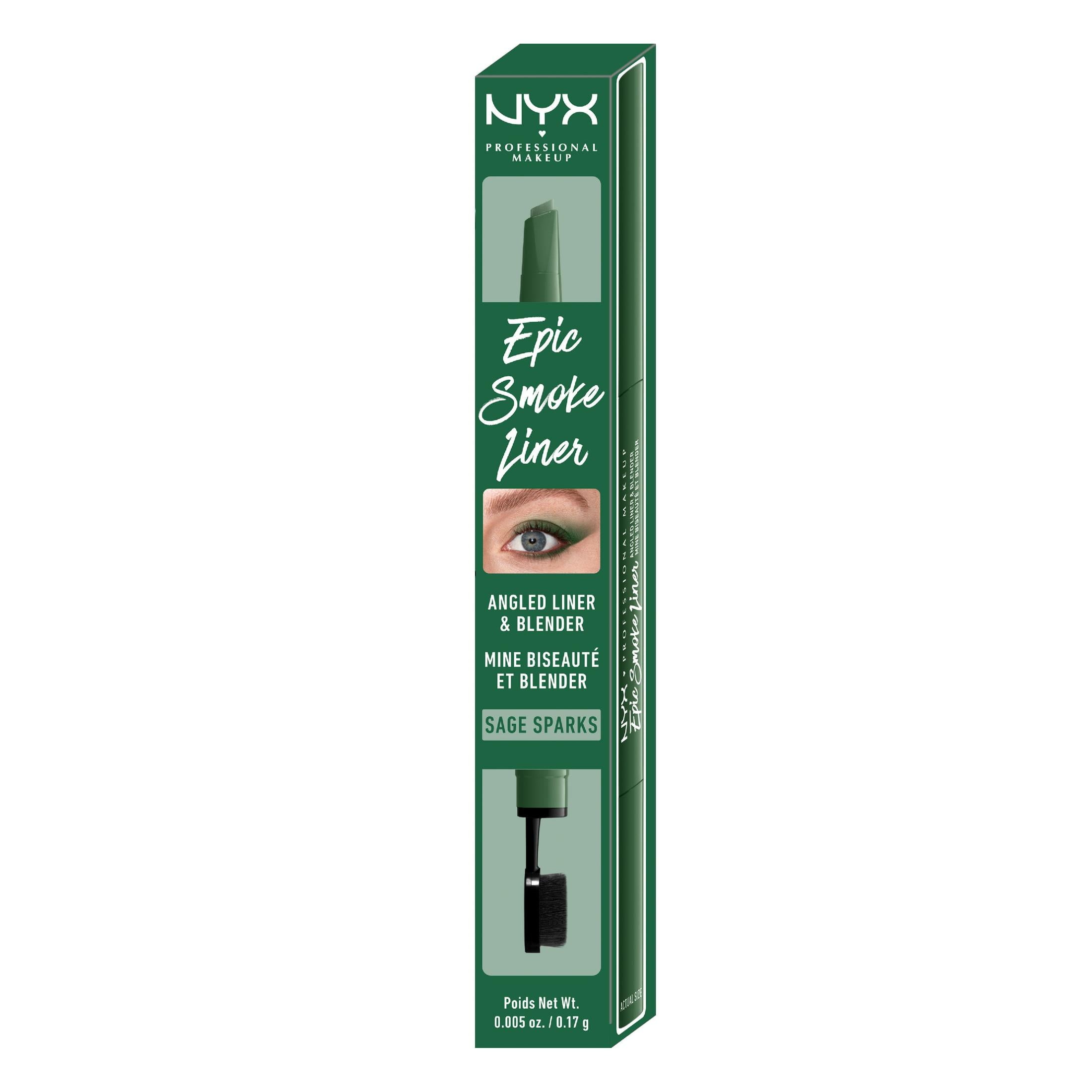 NYX Professional Makeup Epic Smoke Liner, Vegan Smokey Eyeliner, Sage Sparks