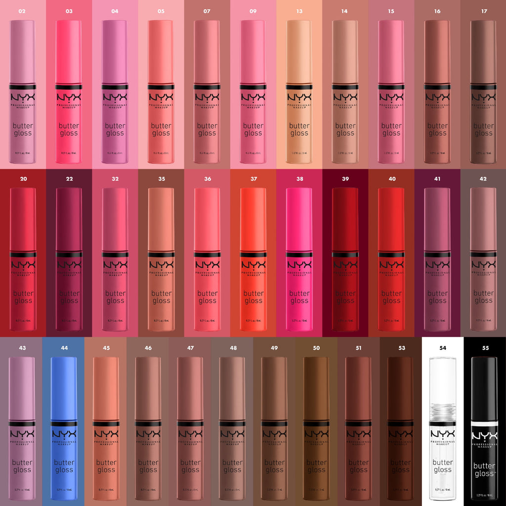 (2 pack) NYX Professional Makeup Butter Gloss Non-Sticky Lip Gloss, Angel Food Cake, 0.27 fl oz