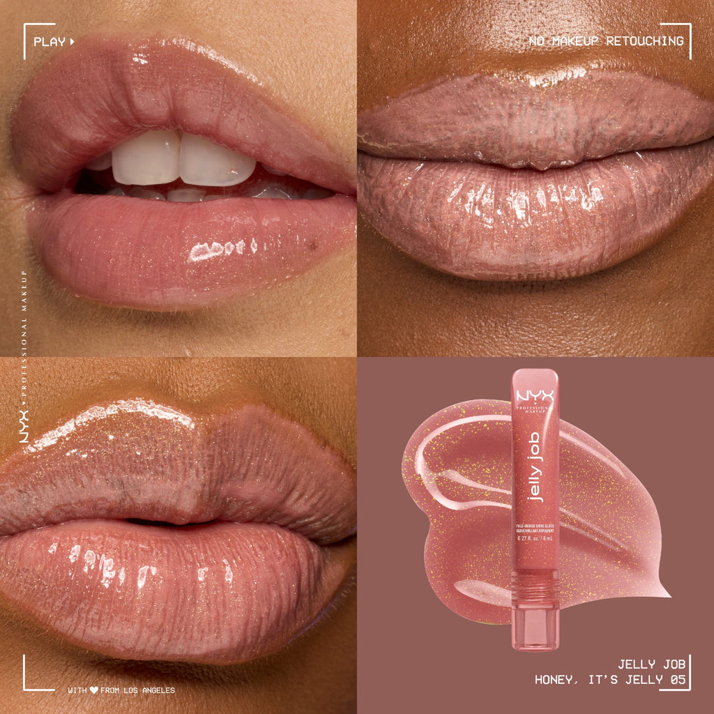 NYX Professional Makeup Jelly Job Lip Gloss, Honey It's Jelly 05