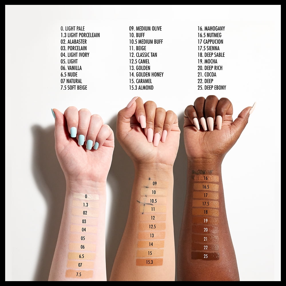 NYX Professional Makeup Total Control Pro Drop Foundation, Skin-true buildable coverage, clean vegan formula, Porcelain
