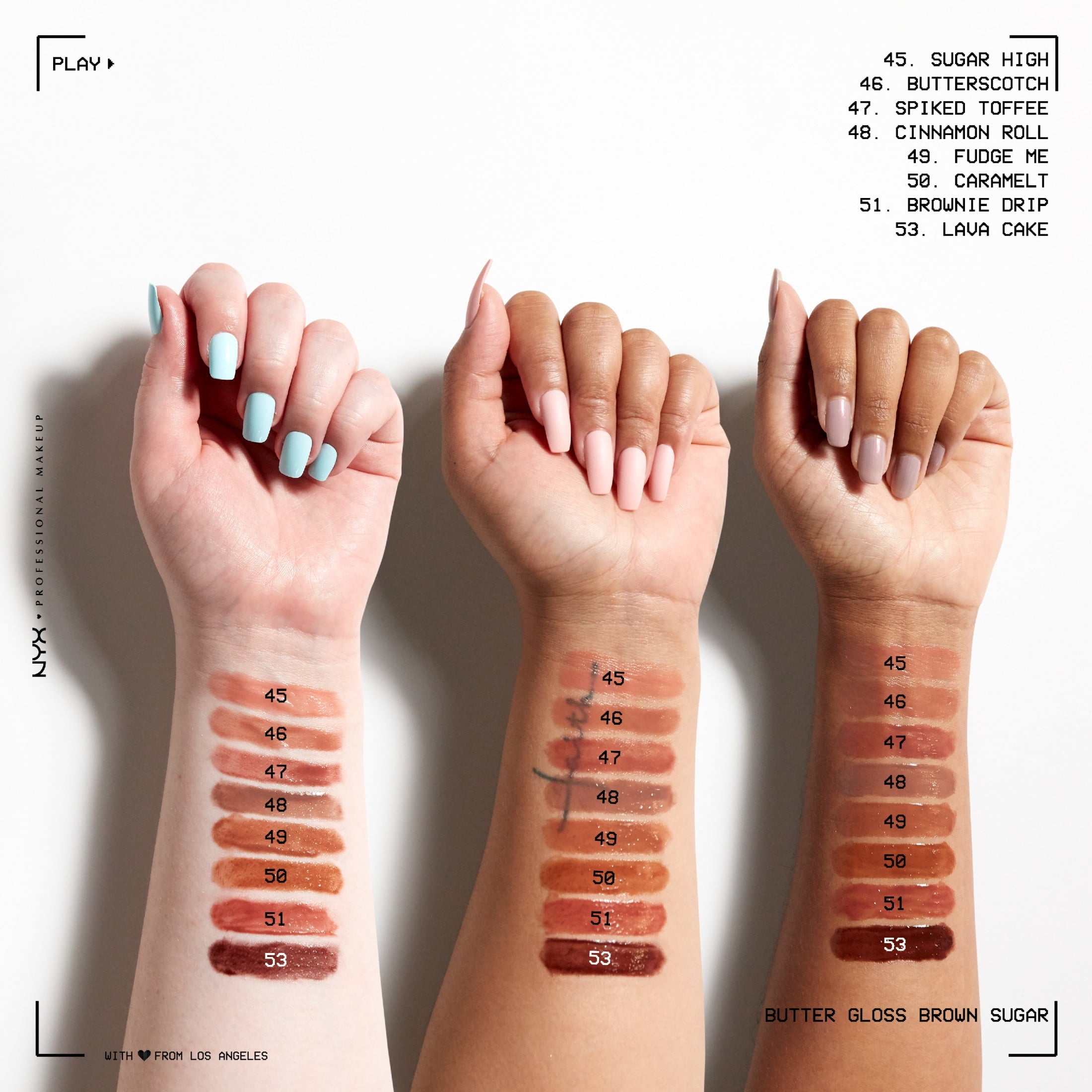 (2 pack) NYX Professional Makeup Butter Gloss, Non-Sticky Lip Gloss, Praline Glosses, 0.27 oz