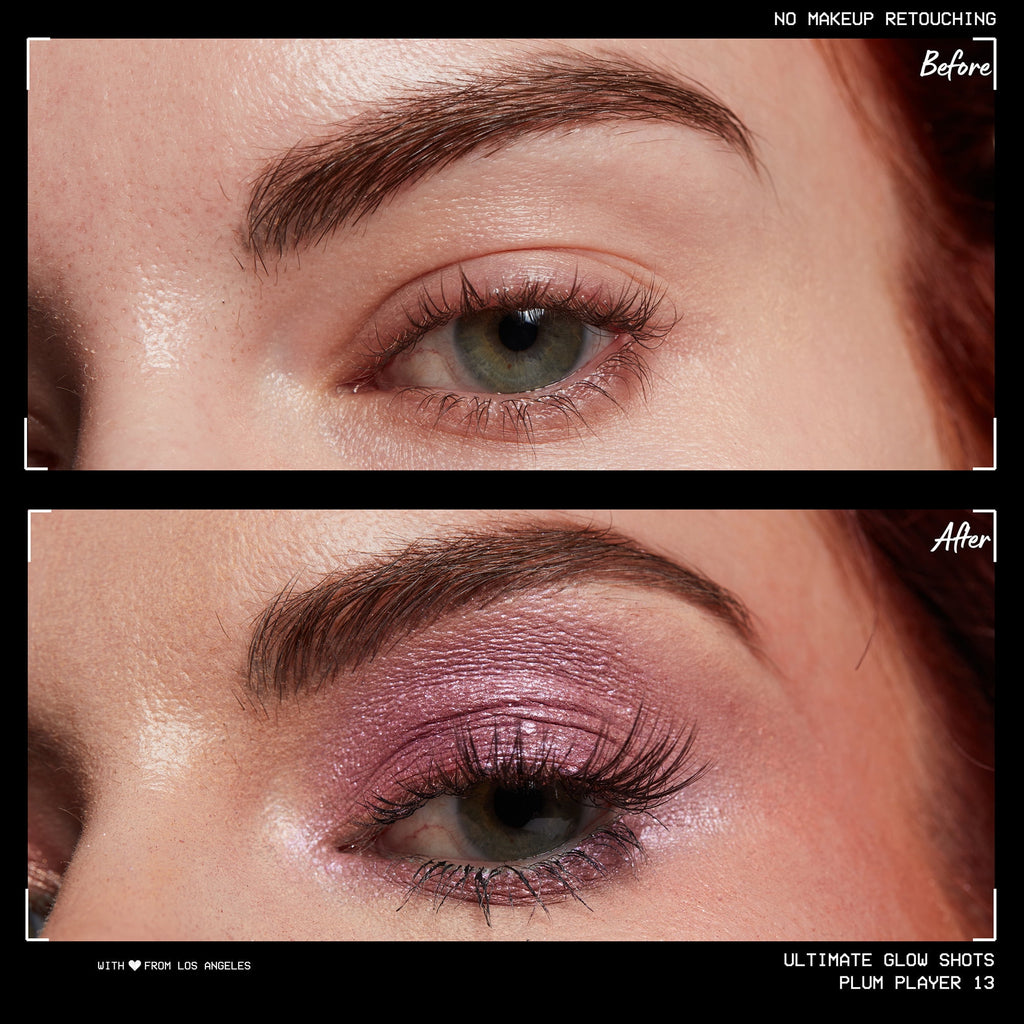NYX Professional Makeup Ultimate Glow Shots Shimmer Liquid Eyeshadow, Plum Player