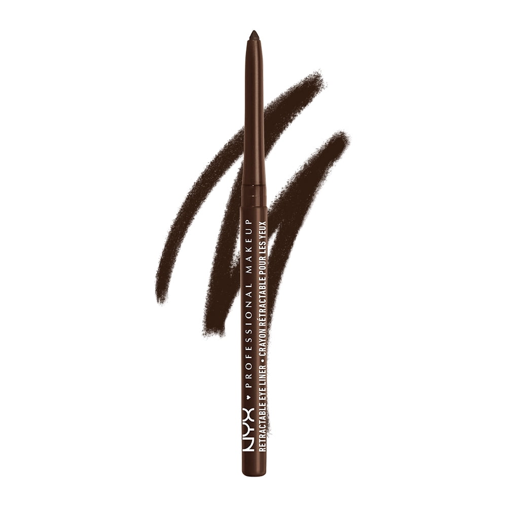 NYX Professional Makeup Retractable Eye Liner, Waterproof Mechanical eye pencil, Brown