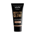 NYX Professional Makeup Born To Glow Naturally Radiant Foundation, Medium Coverage, Porcelain, 1.01 fl oz