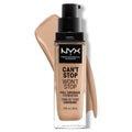 NYX Professional Makeup Can't Stop Won't Stop 24hr Full Coverage Liquid Foundation, Matte Finish, Waterproof, Medium Olive, 1 fl oz