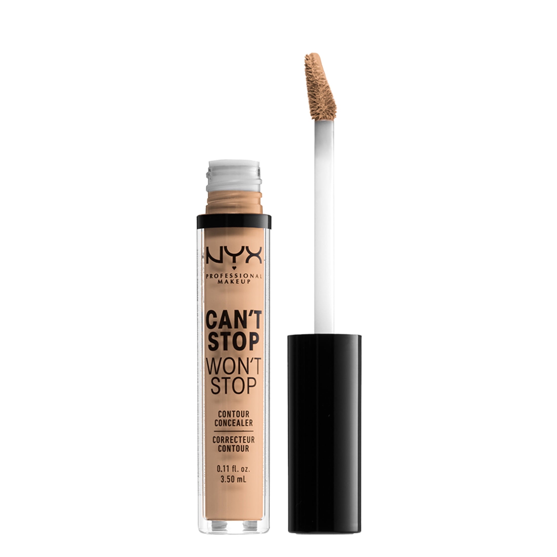 NYX Professional Makeup Can’t Stop Won’t Stop Contour Concealer, Natural