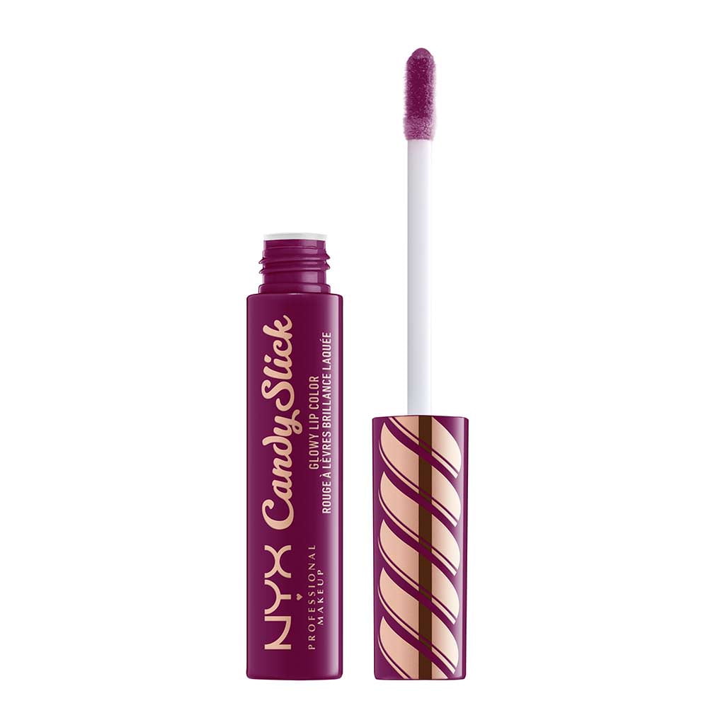 NYX Professional Makeup Candy Slick Glowy Lip Color, Grape Expectations