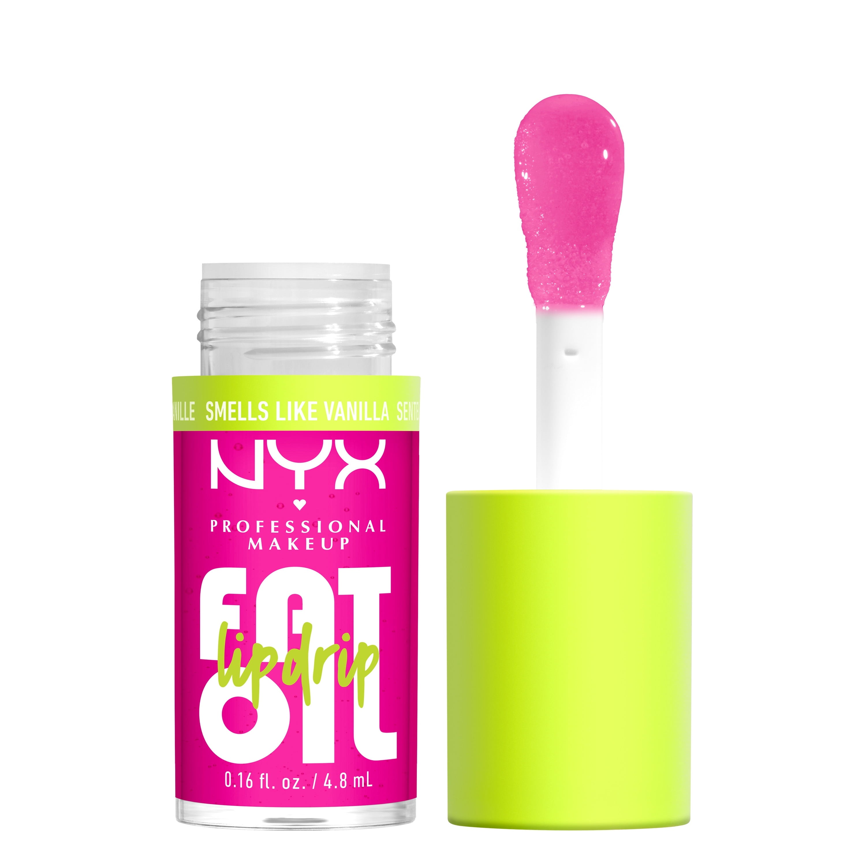 NYX Professional Makeup Fat Oil Lip Drip Hydrating Lip Gloss And Lip Oil, Suga Baddie, 0.16 Fl Oz