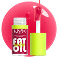 NYX Professional Makeup Fat Oil Lip Drip Hydrating Lip Gloss with Oil Blend, Newsfeed, 0.16 fl oz