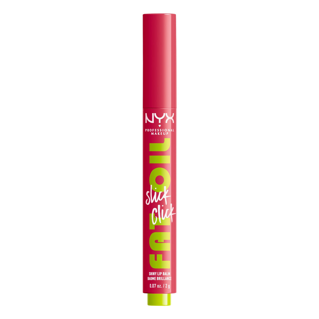NYX Professional Makeup Fat Oil Slick Click Hydrating Tinted Lip Gloss with Lightweight Hydration, Double Tap, 0.07 oz