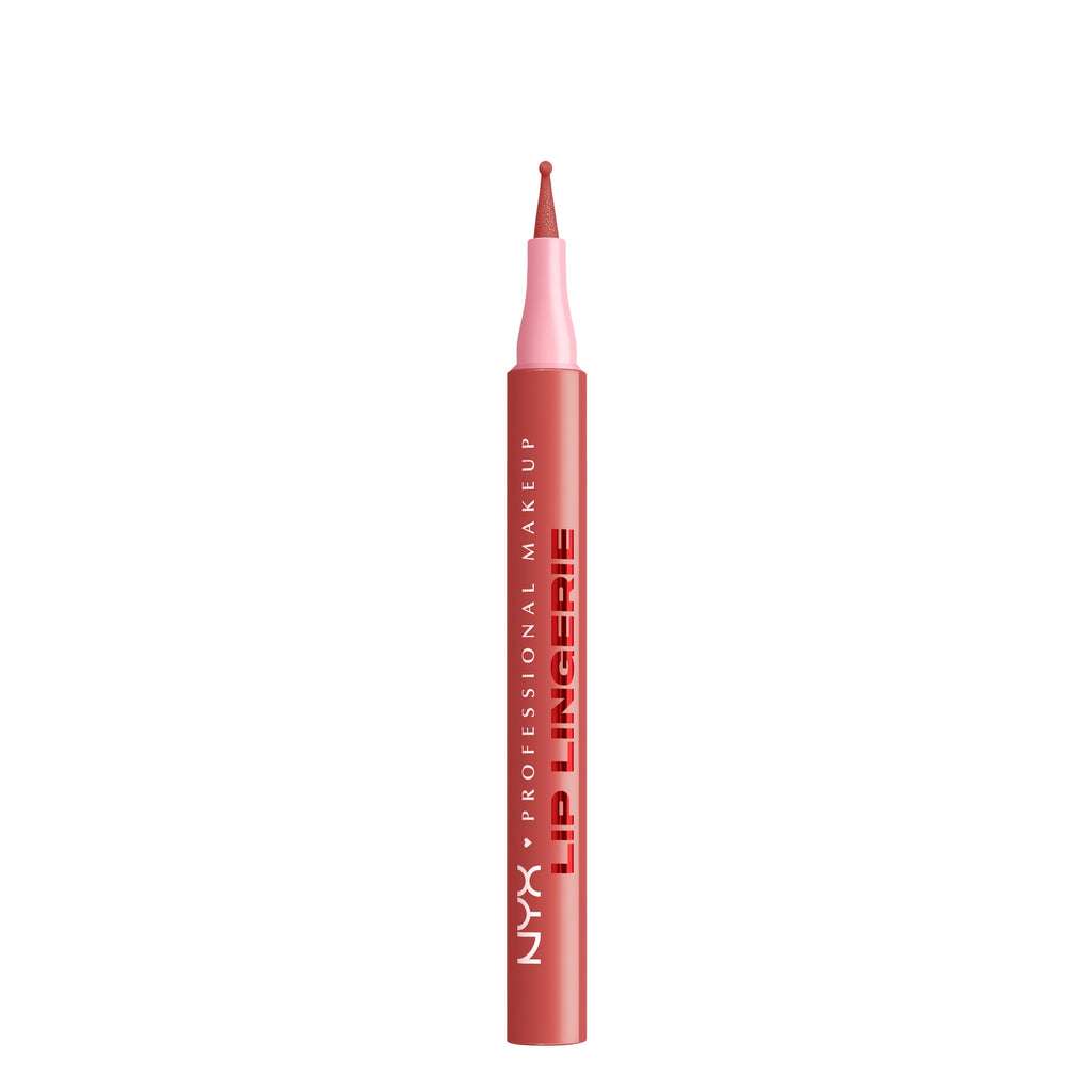 NYX Professional Makeup Lip Lingerie Lip Liner Stain, Waterproof Lip Color, Send Nudes, 0.03 fl oz
