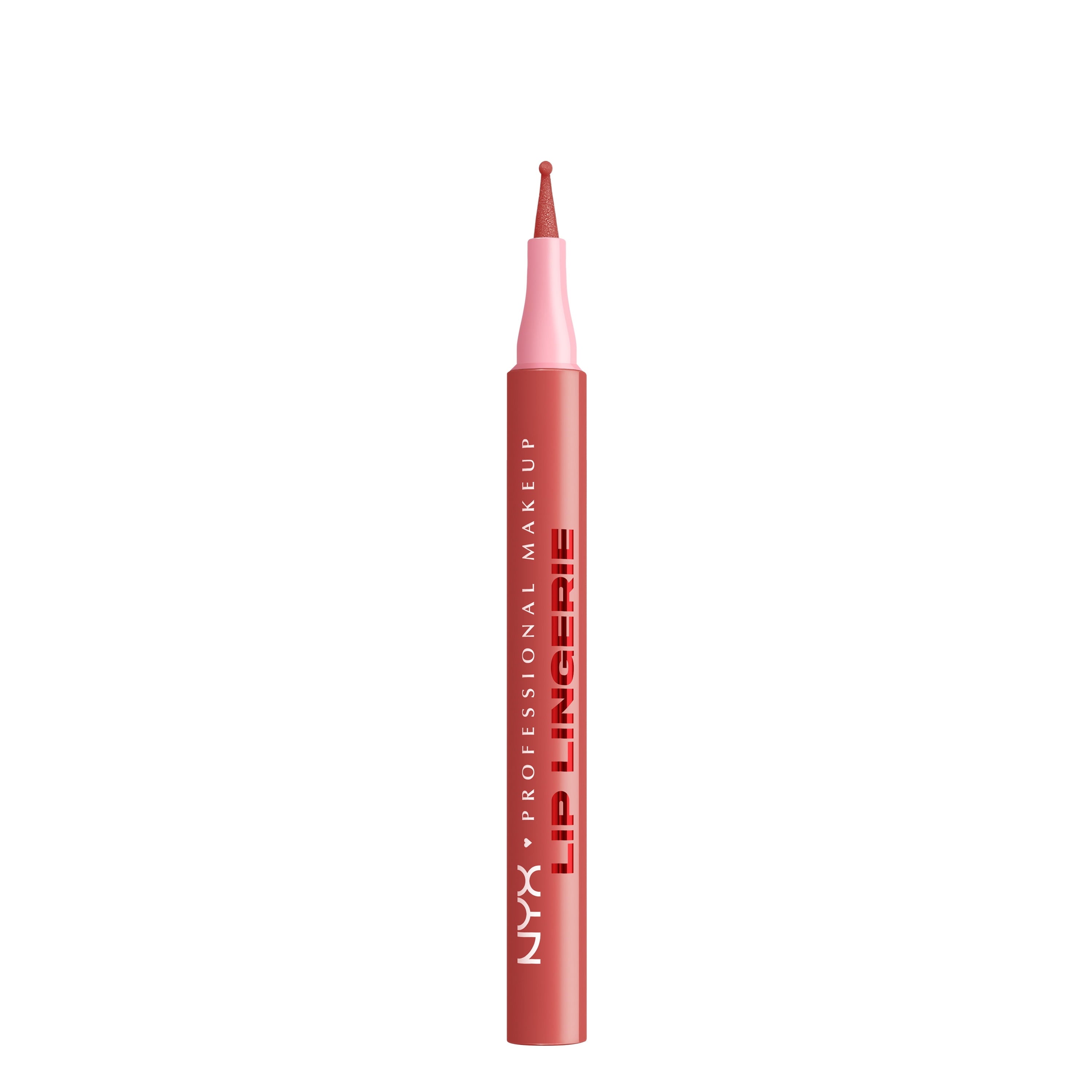 NYX Professional Makeup Lip Lingerie Lip Liner Stain, Waterproof Lip Color, Send Nudes, 0.03 fl oz