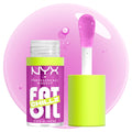 NYX Professional Makeup Fat Oil Chillz Lip Gloss, 12 Hour Hydration, Strawberry Slush, 0.16 fl oz