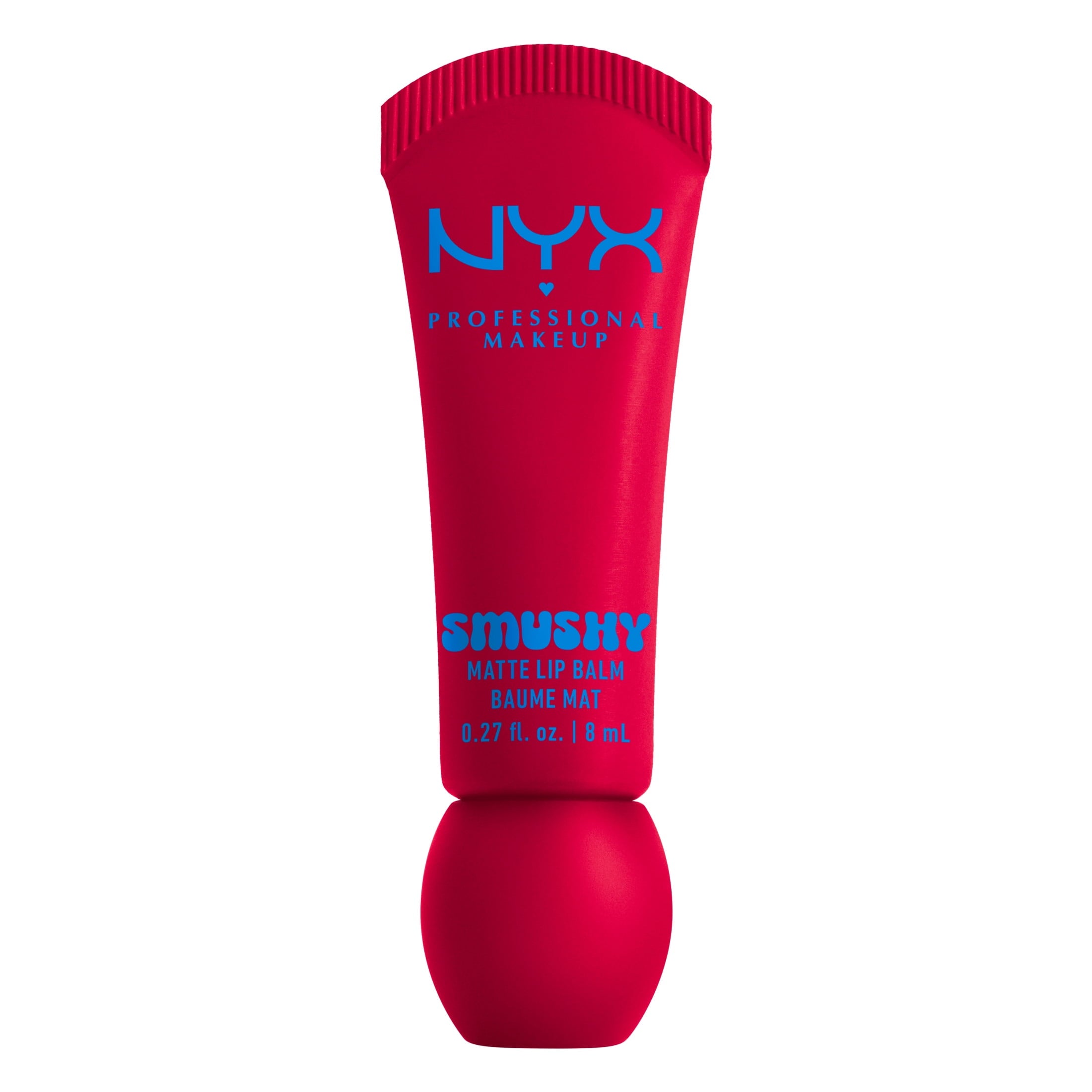 NYX Professional Makeup Smushy Matte Lip Balm, Sassy Stuff, Candy Apple Red, 0.27 fl oz