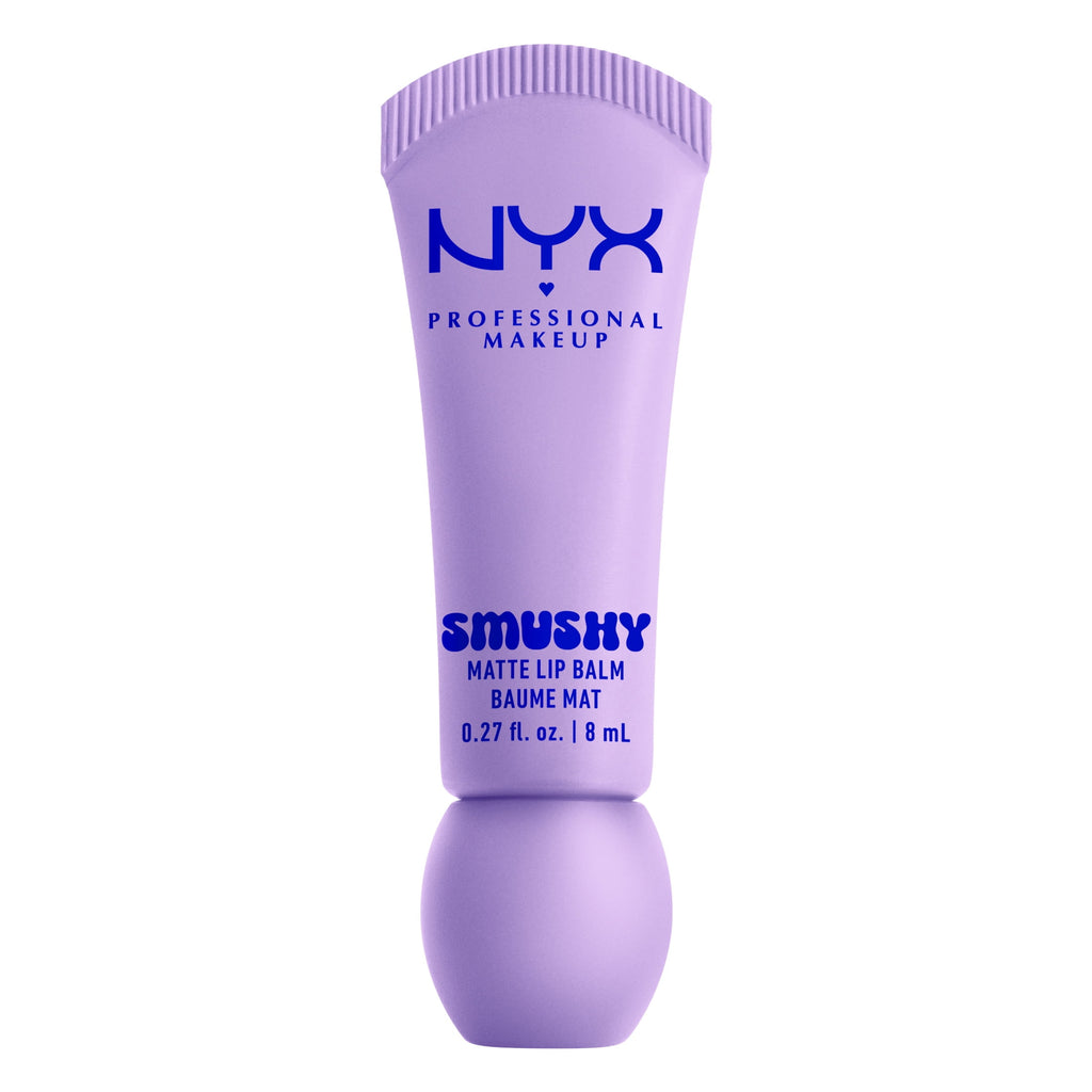 NYX Professional Makeup Smushy Matte Lip Balm, Sugar Smush, Clear, 0.27 fl oz