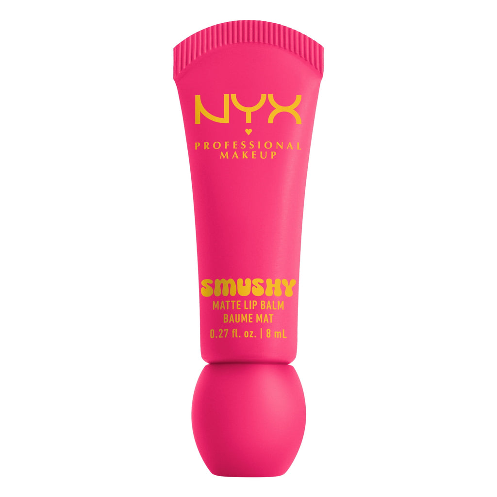 NYX Professional Makeup Smushy Matte Lip Balm, Sweet Smack, Mid-Tone Pink, 0.27 fl oz