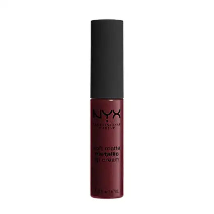 NYX Professional Makeup Soft Matte Metallic Lip Cream, Budapest