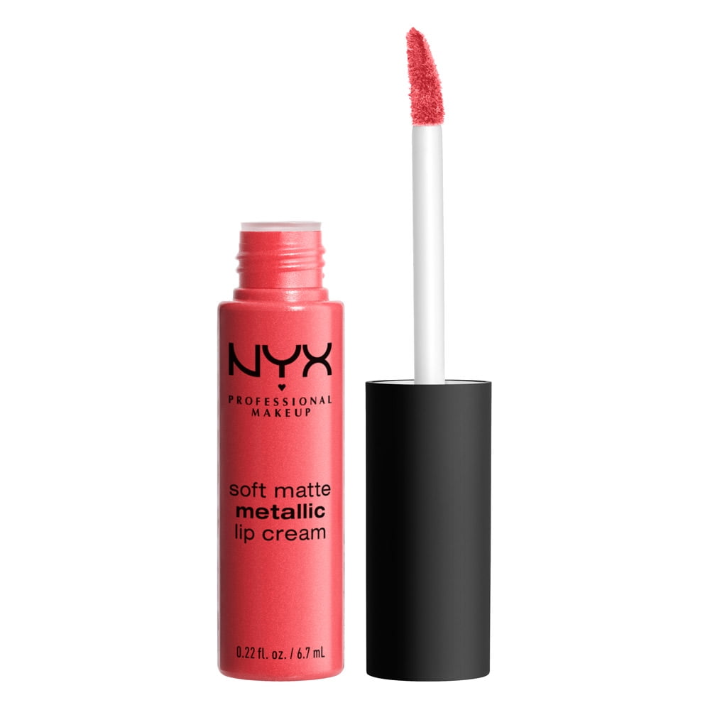 NYX Professional Makeup Soft Matte Metallic Lip Cream, Manila
