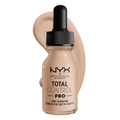 NYX Professional Makeup Total Control Pro Drop Foundation, Skin-true buildable coverage, clean vegan formula, Porcelain