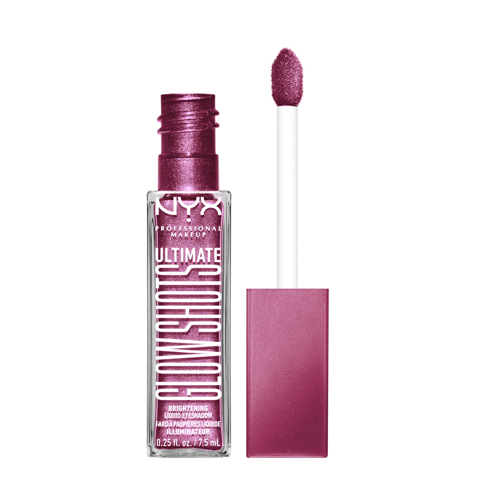 NYX Professional Makeup Ultimate Glow Shots Shimmer Liquid Eyeshadow, Plum Player