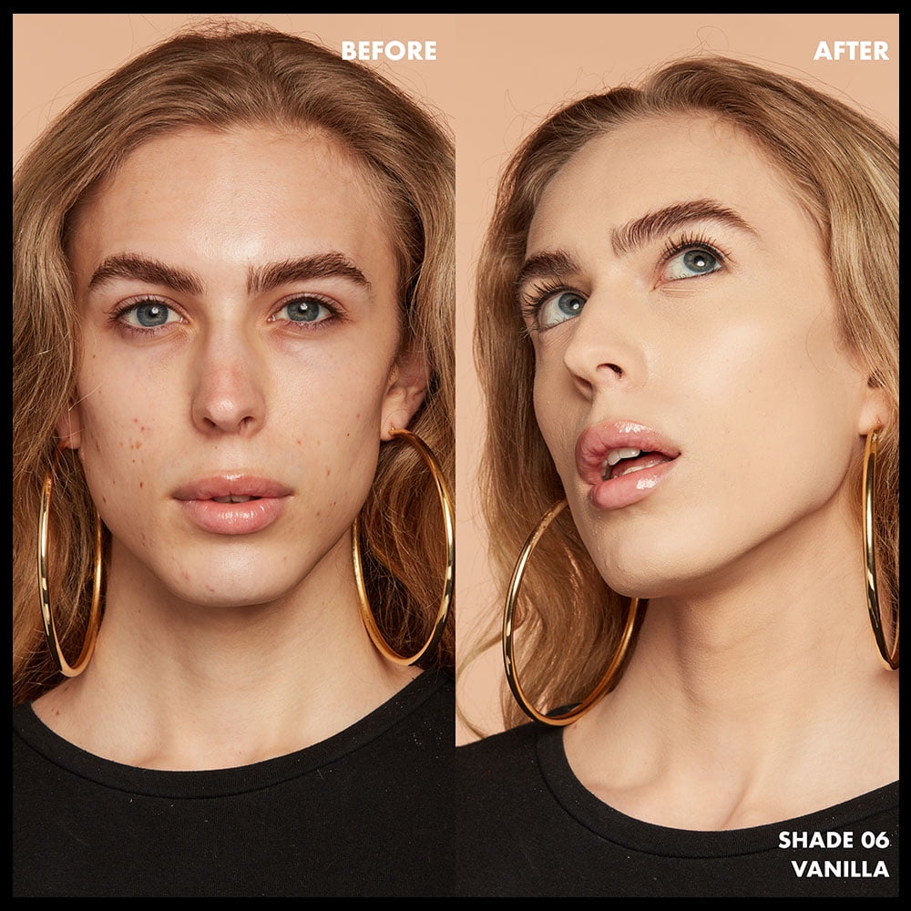 NYX Professional Makeup Can't Stop Won't Stop 24hr Full Coverage Liquid Foundation, Matte Finish, Waterproof, Vanilla, 1 fl oz