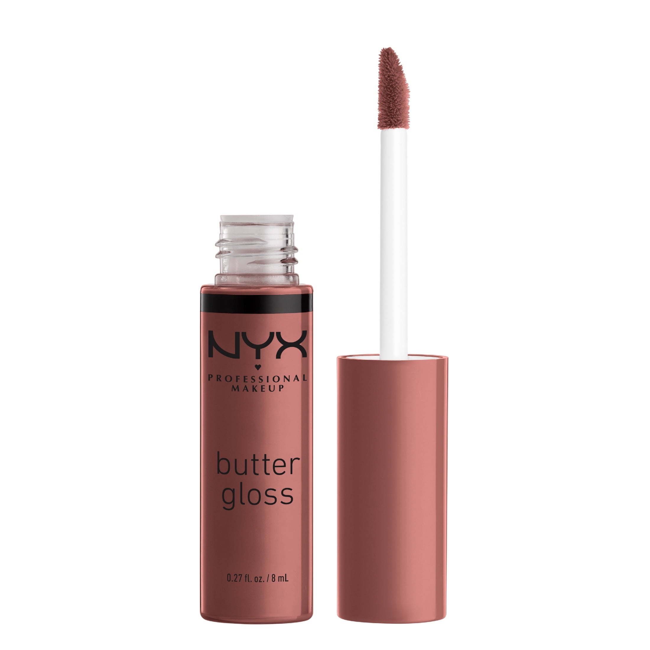 (2 pack) NYX Professional Makeup Butter Gloss, Non-Sticky Lip Gloss, Spiked Toffee, 0.27 Oz