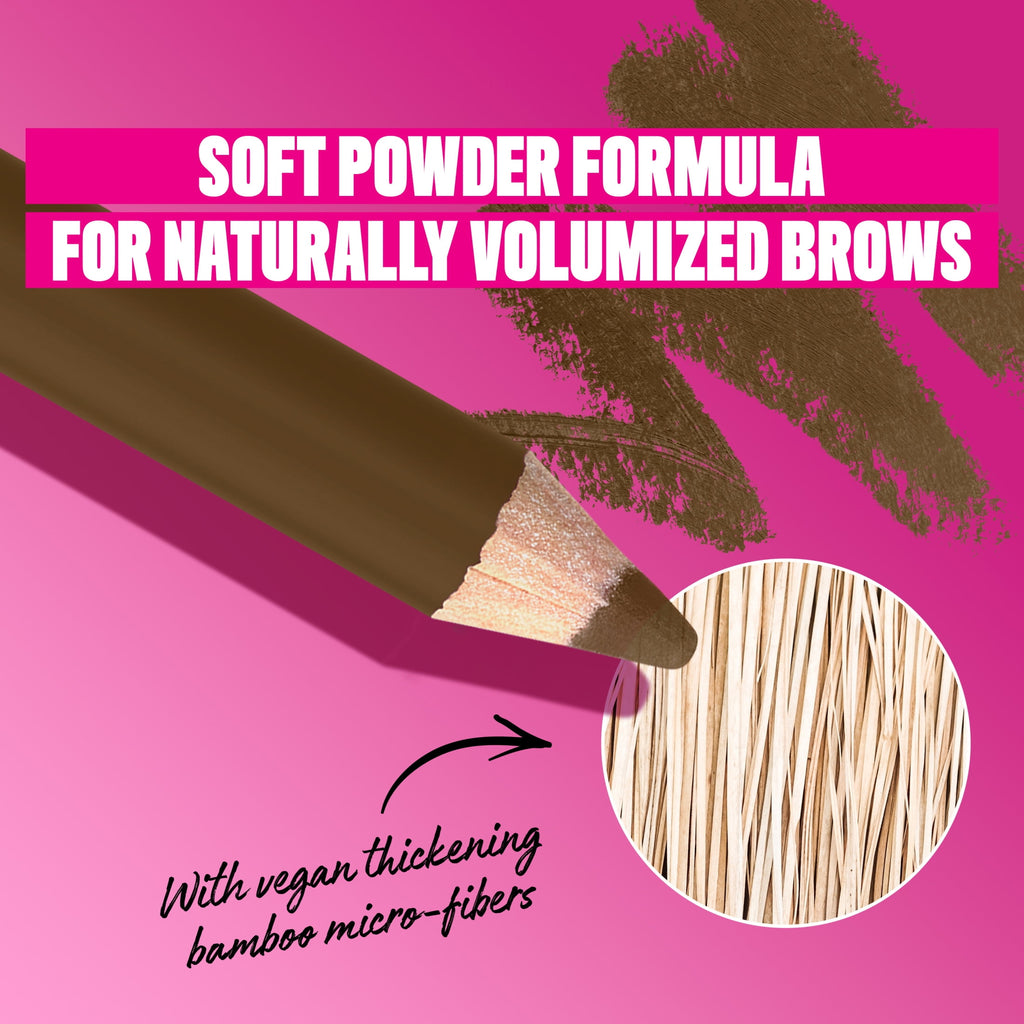 NYX Professional Makeup Brow Powder Louder, Brow Pencil, Soft Brown, 1 Count, Soft Brown, 0.04 oz