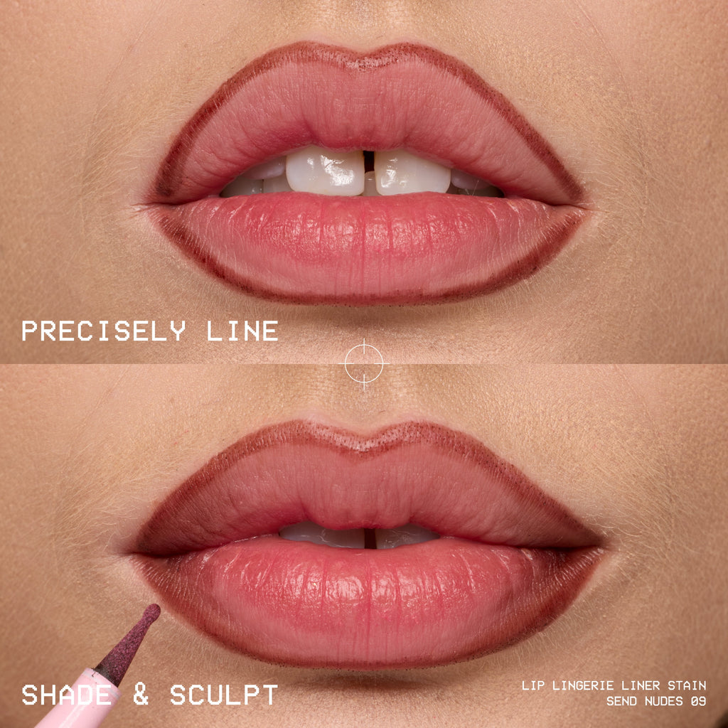 NYX Professional Makeup Lip Lingerie Lip Liner Stain, Waterproof Lip Color, Cuff Me, 0.03 fl oz