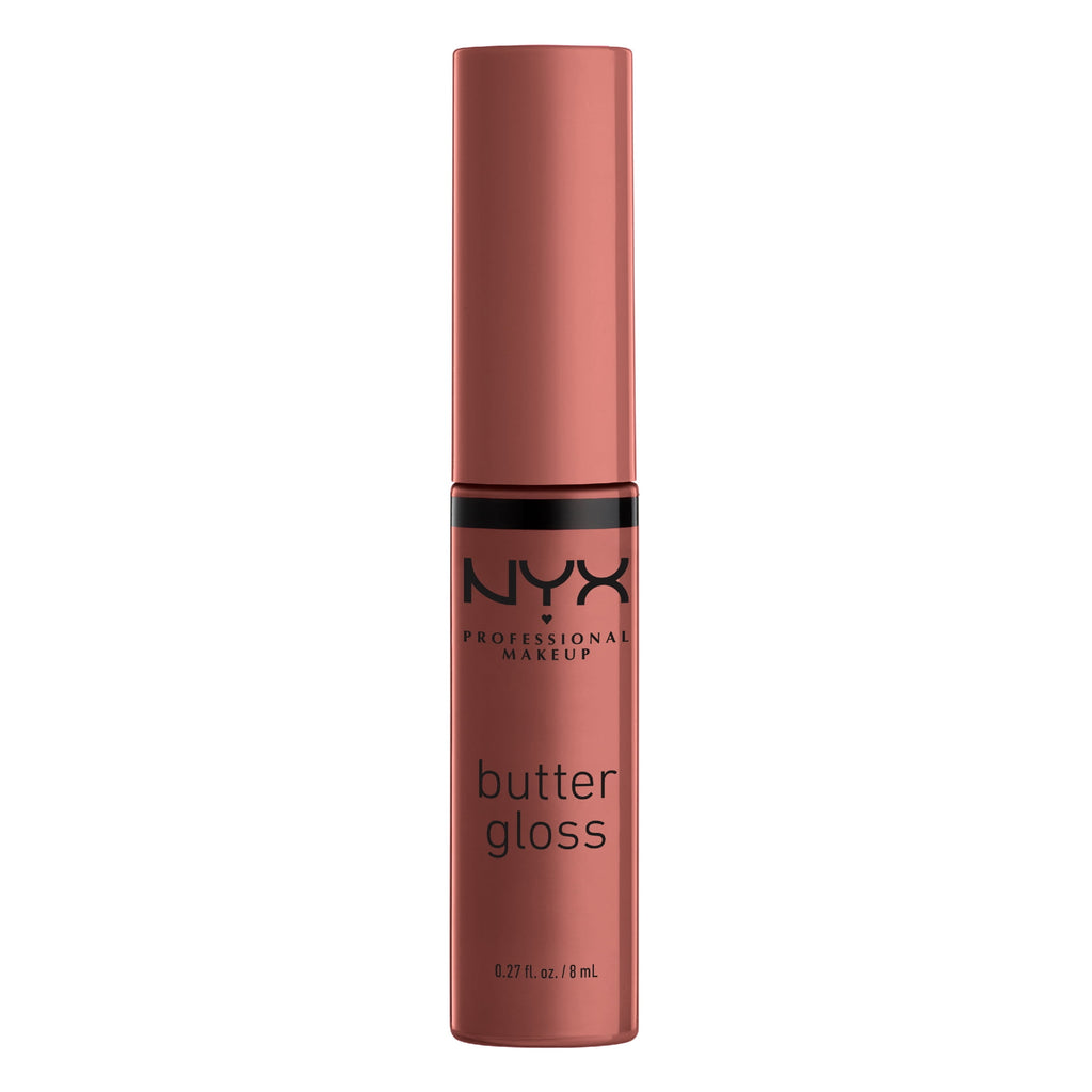 (2 pack) NYX Professional Makeup Butter Gloss, Non-Sticky Lip Gloss, Praline Glosses, 0.27 oz