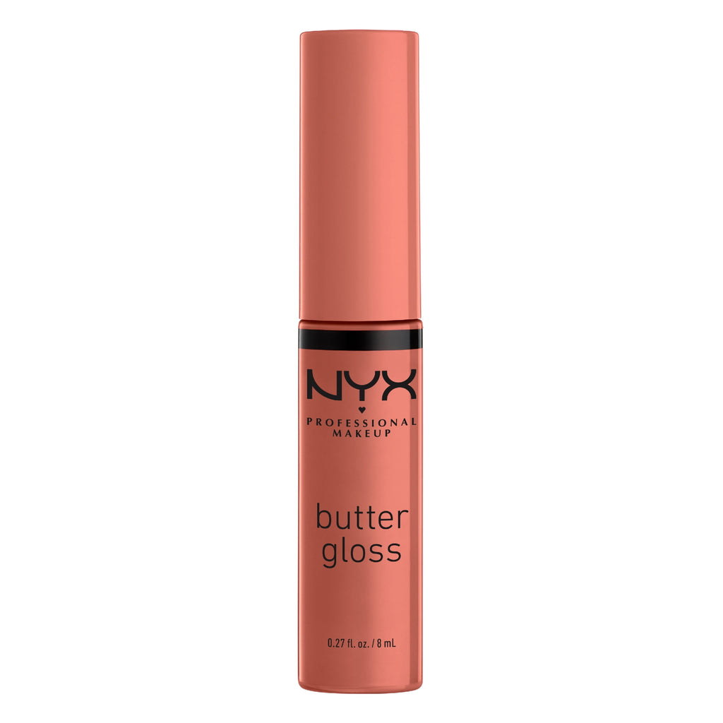 (2 pack) NYX Professional Makeup Butter Gloss, Non-Sticky Lip Gloss, Bit of Honey, 0.27 oz